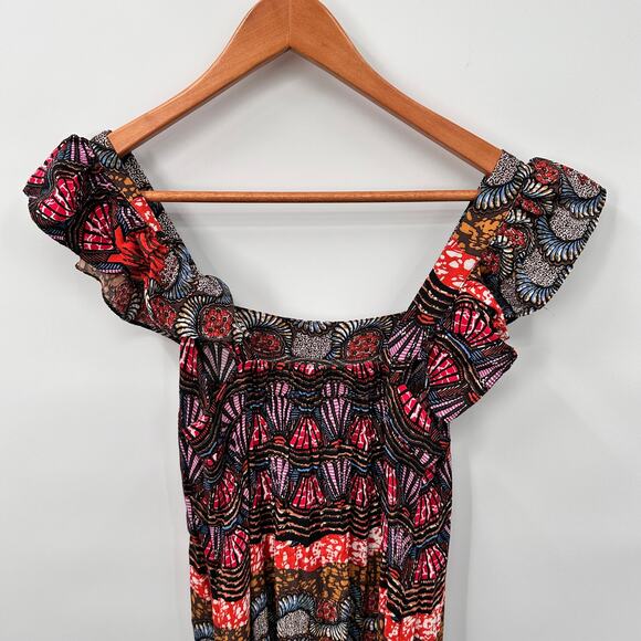 COREY LYNN CALTER Anthropologie Corey Lynn Calter Doriane Midi Dress // XS - Picture 9 of 14